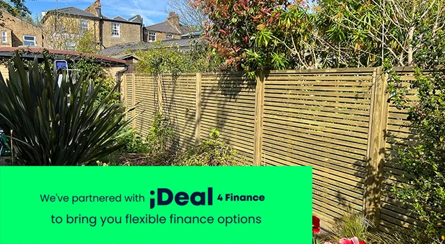 Garden fencing finance